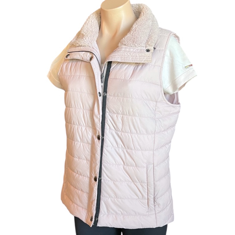 Calvin Klein Performance Rose Blush Color Quilted Vest Size Medium - Picture 2 of 8